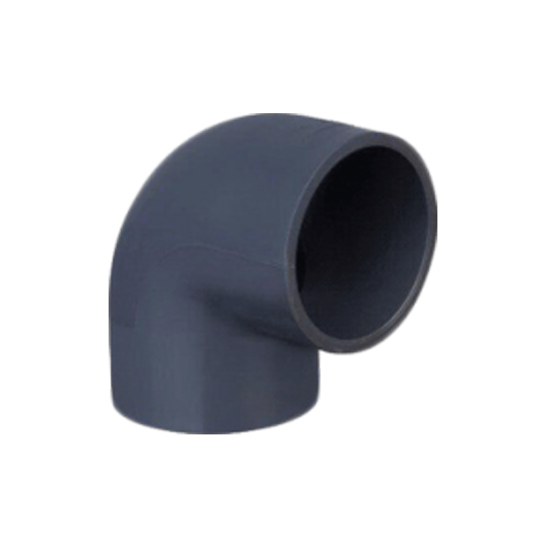 زانو 90 درجه چسبی upvc 125